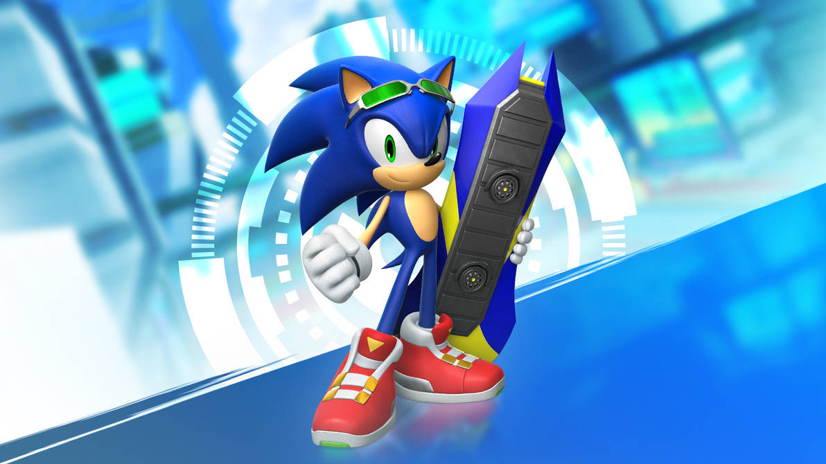 Sonic Riders Visor Official Sonic Riders Wallpaper by 13ComicFan on DeviantArt