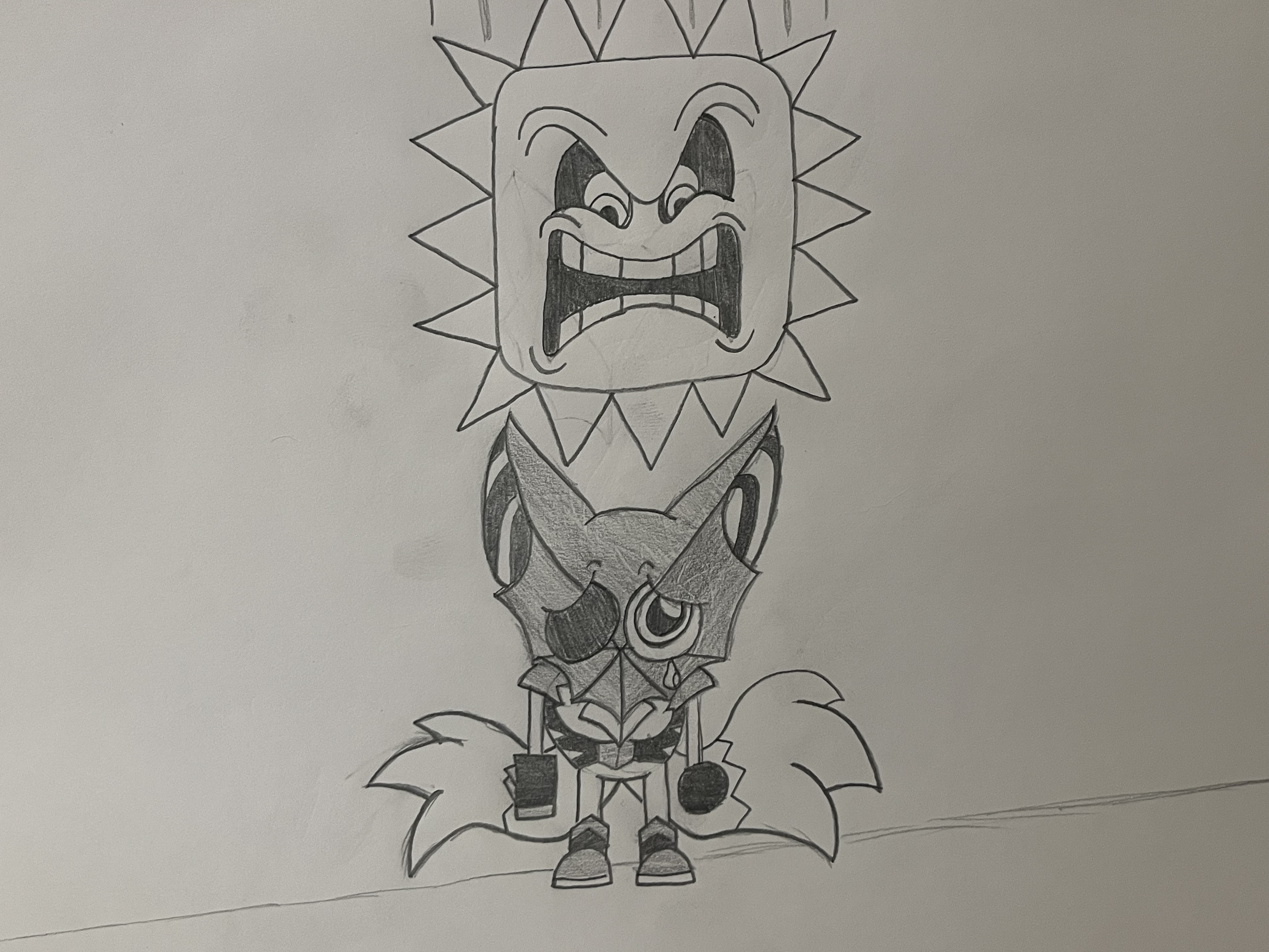 Infinite Tails vs Thwomp by 13ComicFan on DeviantArt
