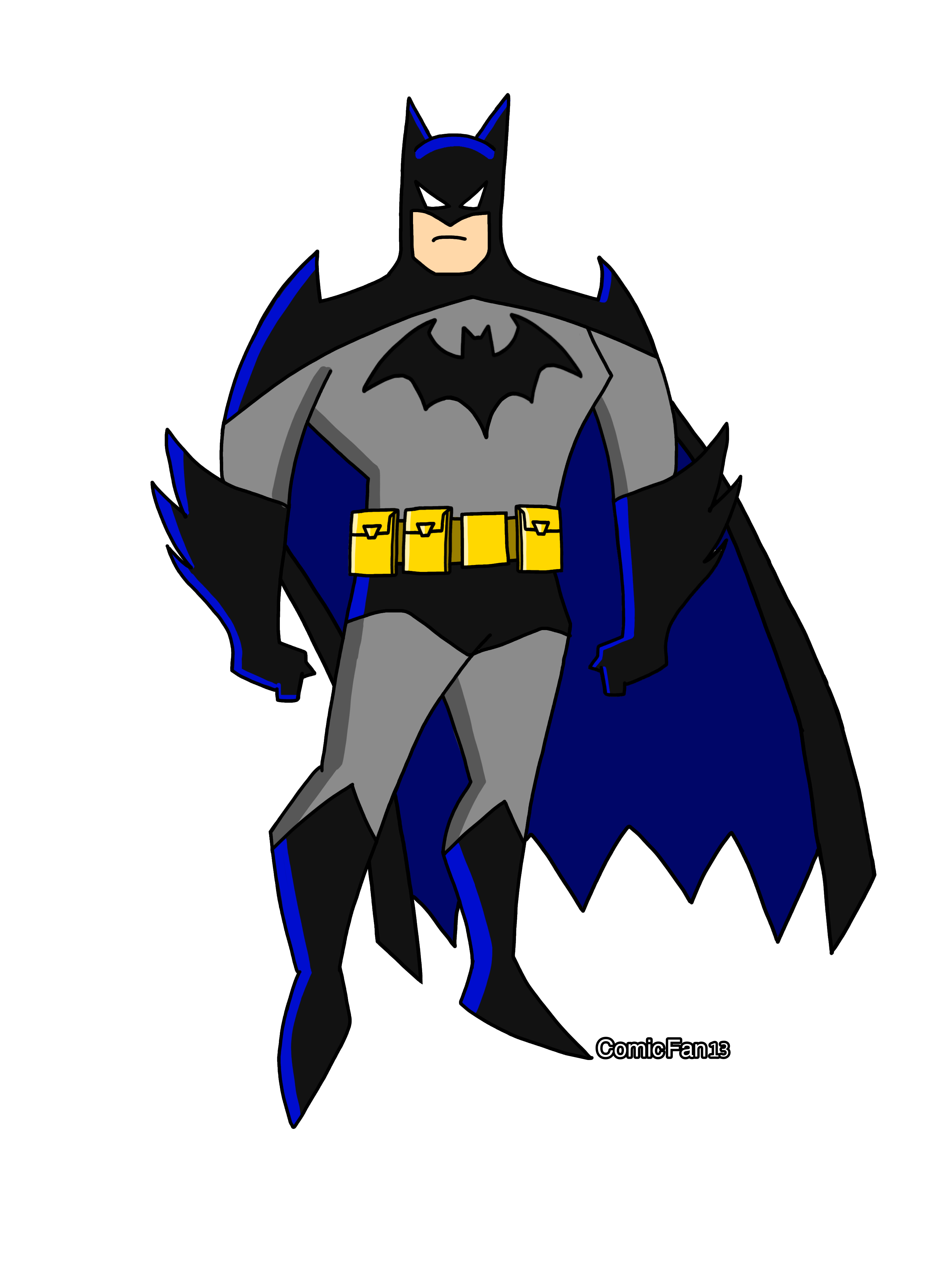 Batsuits Deviantart My Batman Design ~ DCAU Inspired Batsuit by 13ComicFan on DeviantArt