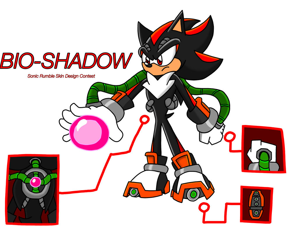 Shadow Rumble BIO-SHADOW ~ Sonic Rumble Skin Design Contest by 13ComicFan on DeviantArt