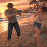 Sunset Skirmish! - Leon, Claire and Sherry