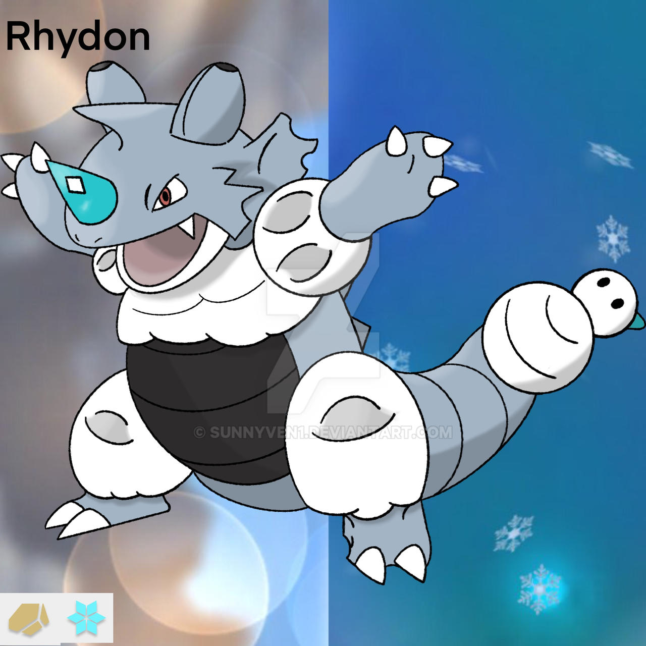 #28 - Prehistoric Rhydon by Sunnyven1 on DeviantArt