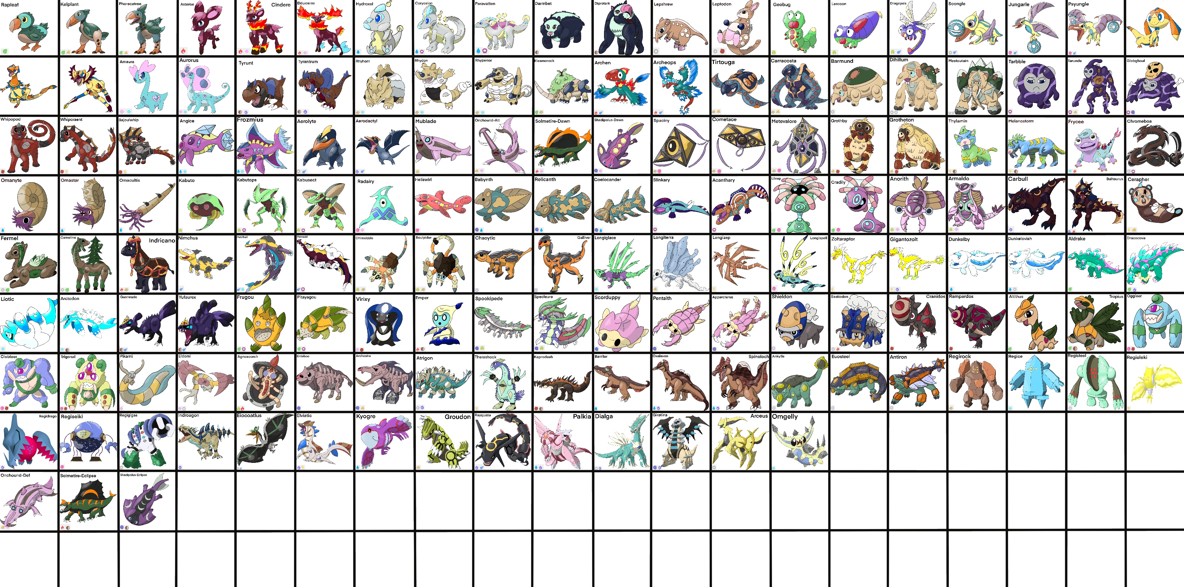 Hoenn Region Pokedex - Shiny by ParallelHero on DeviantArt