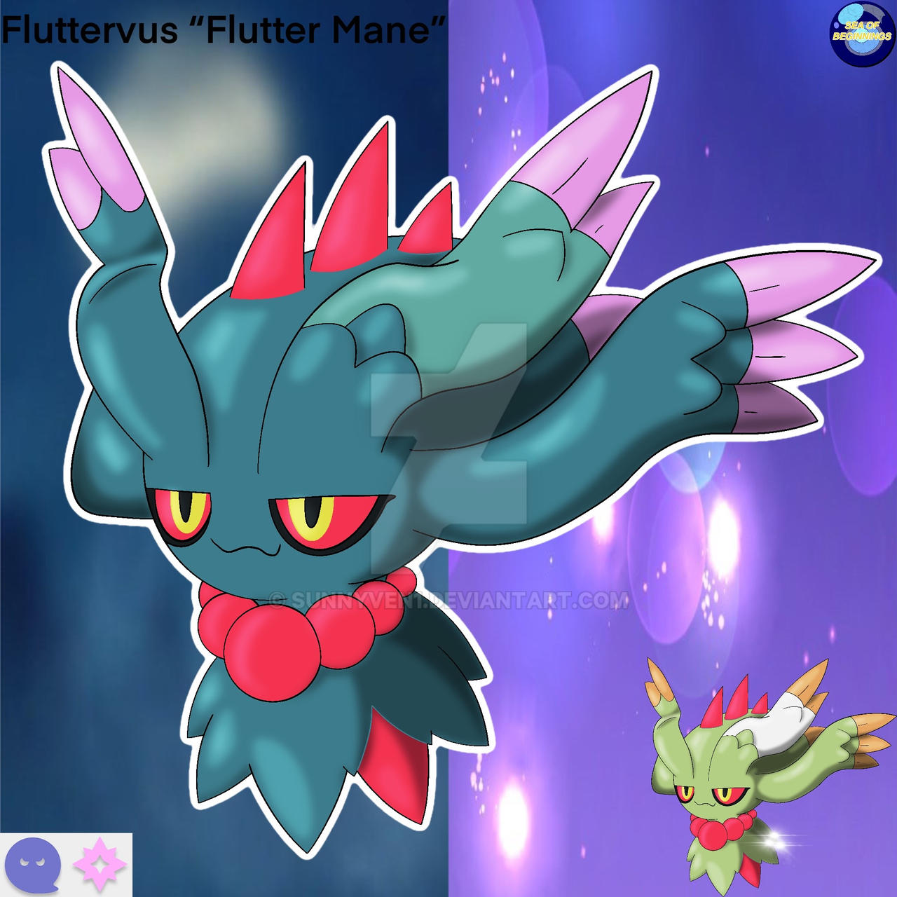 Flutter Deviantart #209 - Fluttervus (Flutter Mane) by Sunnyven1 on DeviantArt
