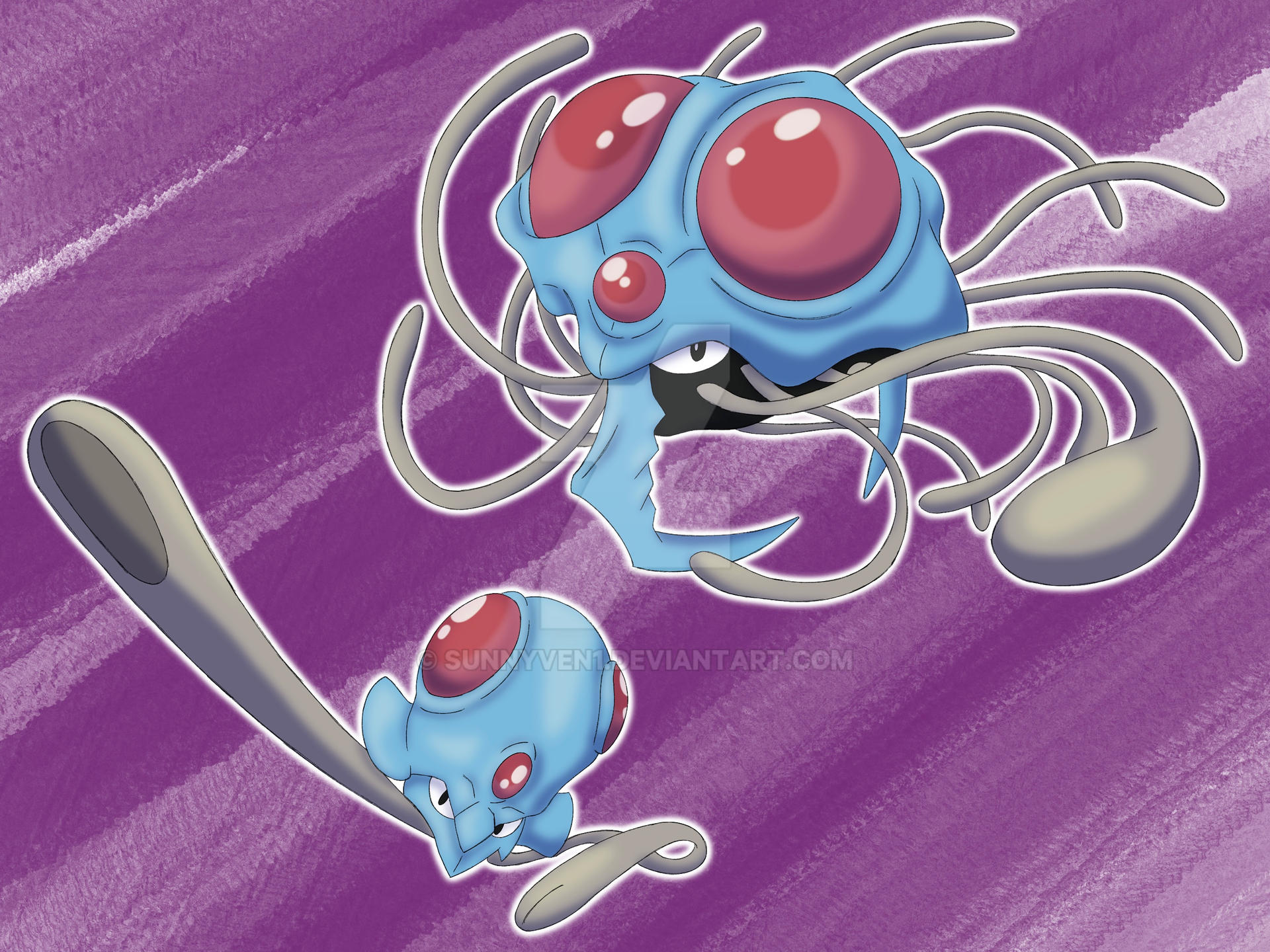 Sketch Art Pokedex #72-73 Tentacool Family by Sunnyven1 on DeviantArt Sketch Art Pokedex #72-73 Tentacool Family by Sunnyven1 on DeviantArt