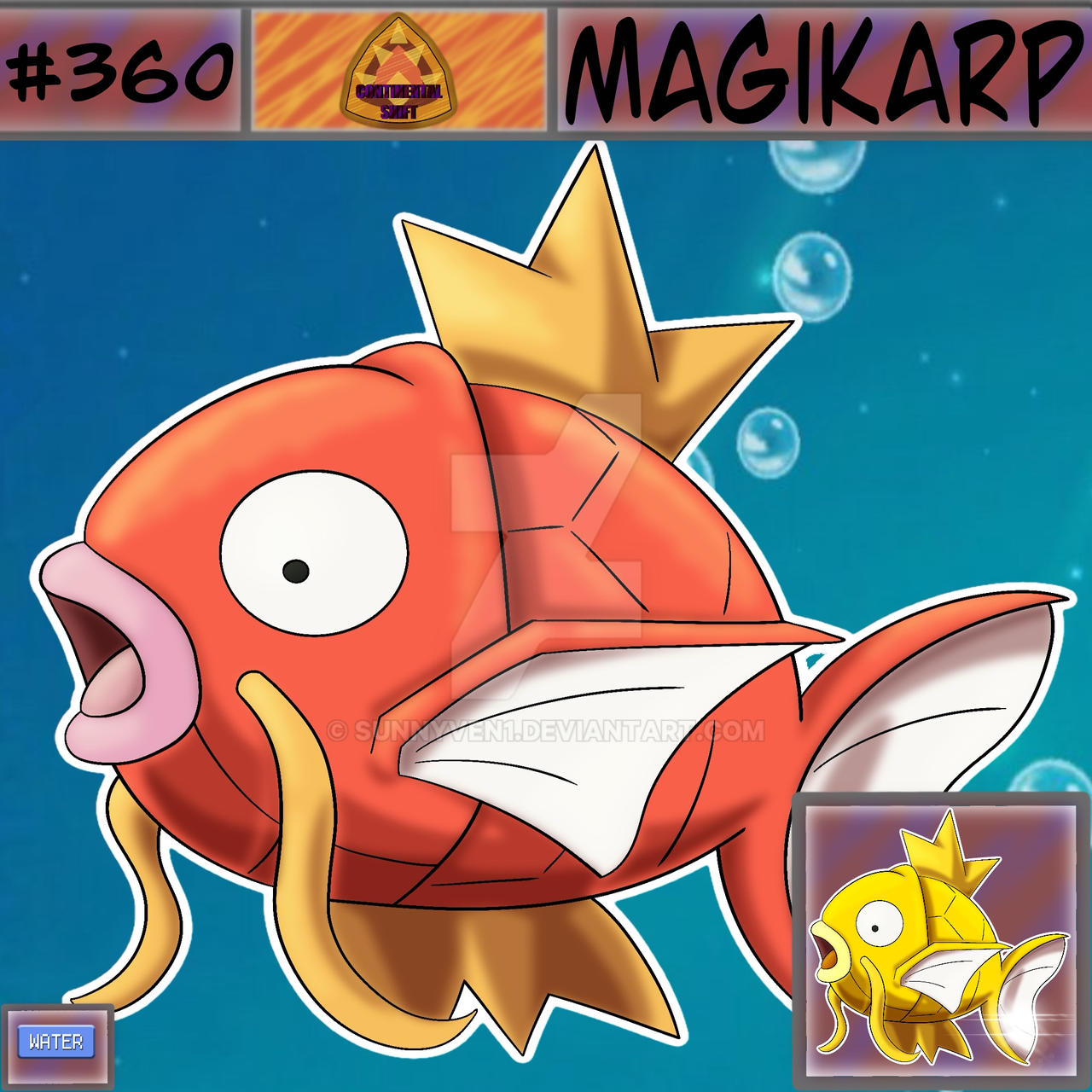 Magikarp Fishmark #360 - Magikarp by Sunnyven1 on DeviantArt