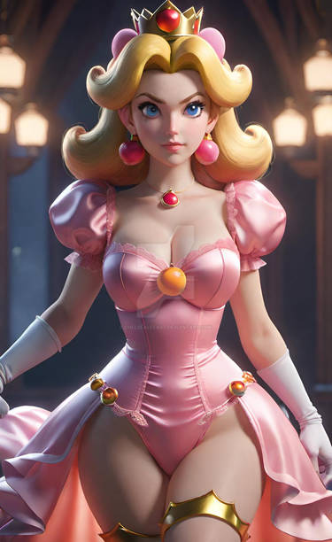 Princess Peach By TotallyNotIncina On DeviantArt princess-peach-by-totallynotincina-on-deviantart