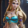 princess zelda lingerie babe model 3D HD