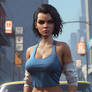 GTA model babe grand theft auto girl 3D HD