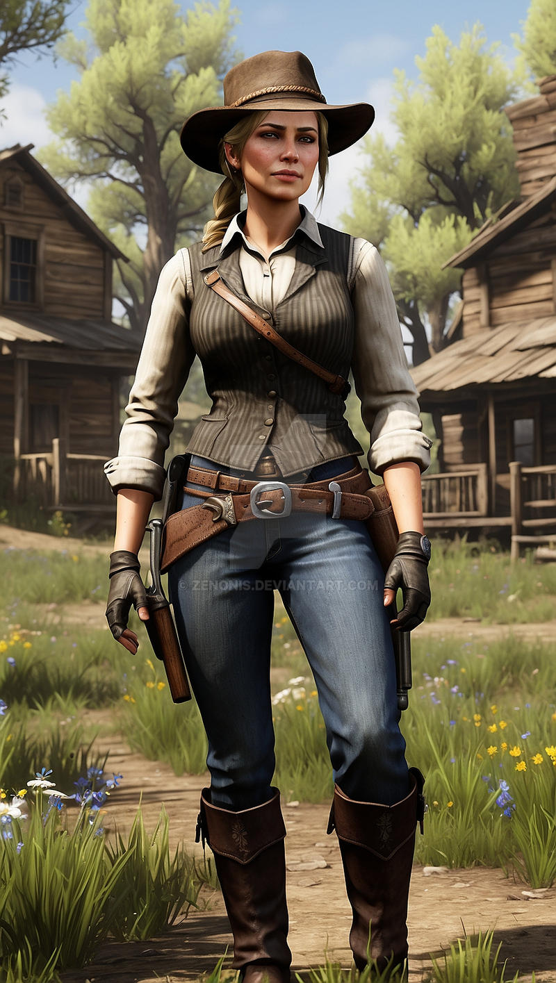 sadie adler in spring red dead redemption 2 HD by zenonis on DeviantArt