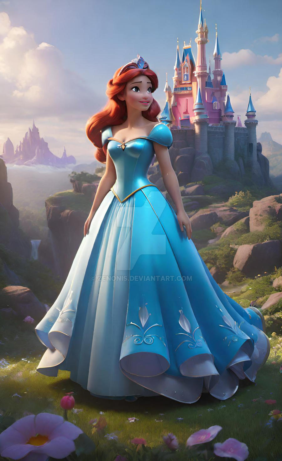 Computer Animation Disney Model disney princess digital art 3D HD model by zenonis on DeviantArt