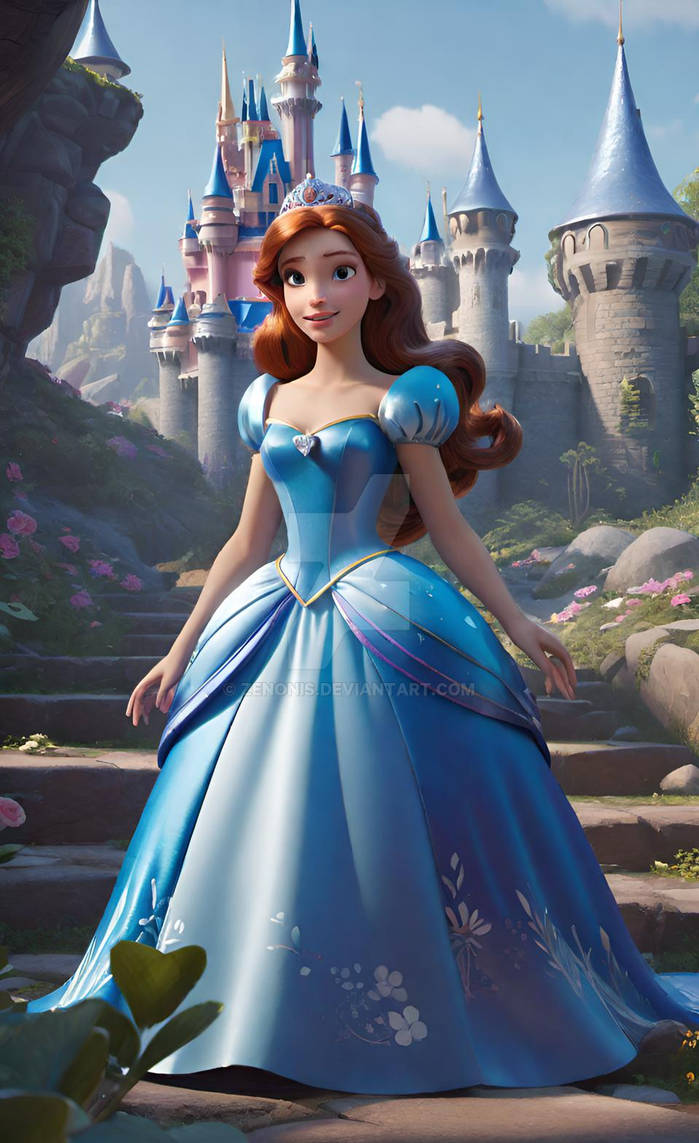 disney princess digital art 3D HD model by zenonis on DeviantArt