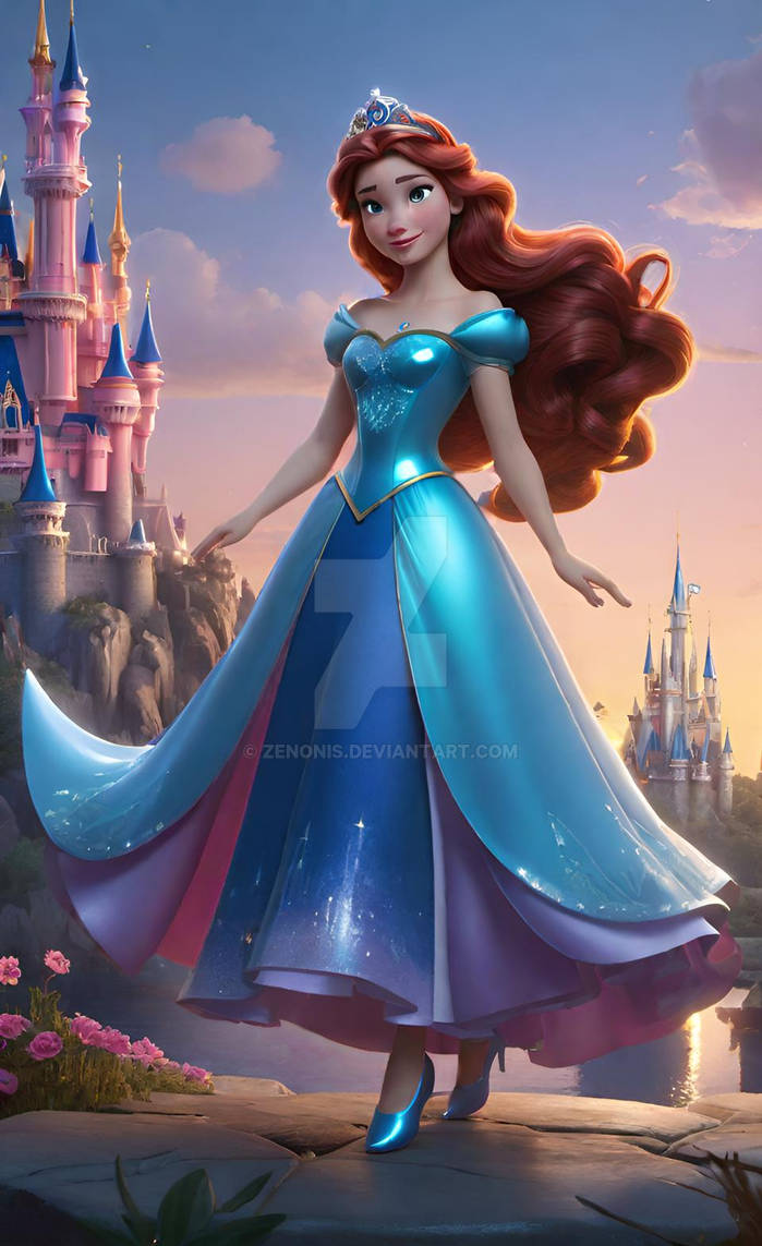 Computer Animation Disney Model disney princess digital art 3D HD model by zenonis on DeviantArt