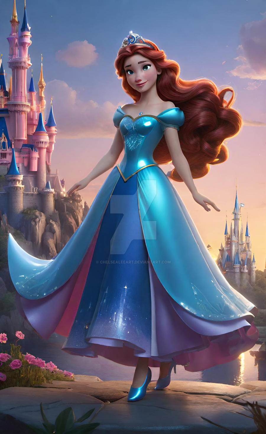 disney princess digital art 3D HD model by ChelseaLeeART on DeviantArt
