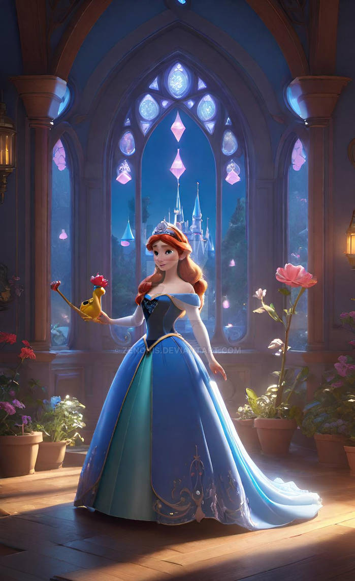 Computer Animation Disney Model disney princess digital art 3D HD model by zenonis on DeviantArt