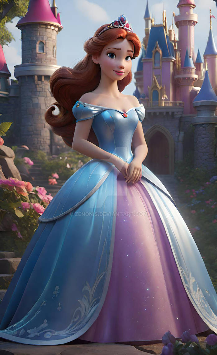 Computer Animation Disney Model disney princess digital art 3D HD model by zenonis on DeviantArt