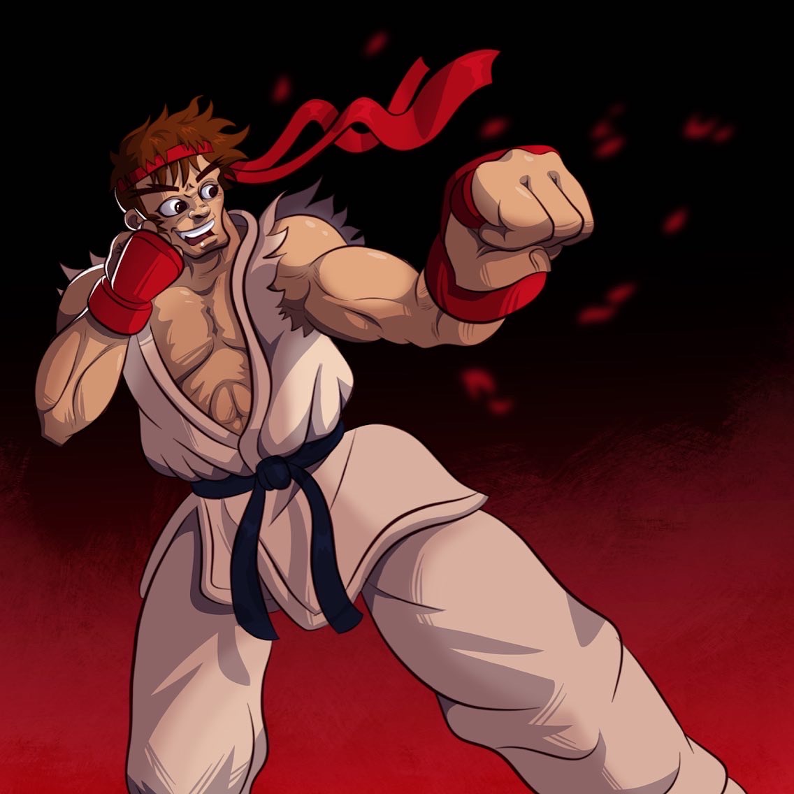 Ryu Street Fighter II Victory by Rhazieul on deviantART