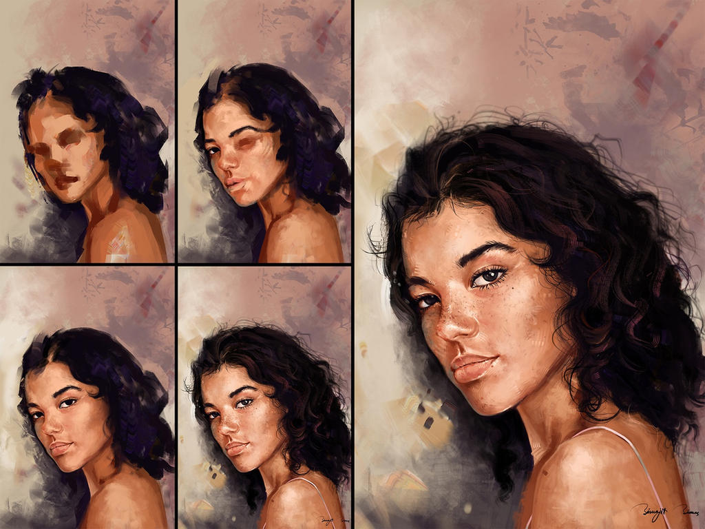 Portrait Study - Process