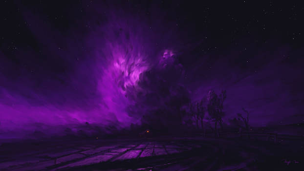 Glowing Purple Cloud