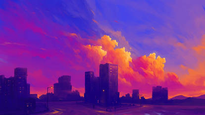 Sunset Party Clouds