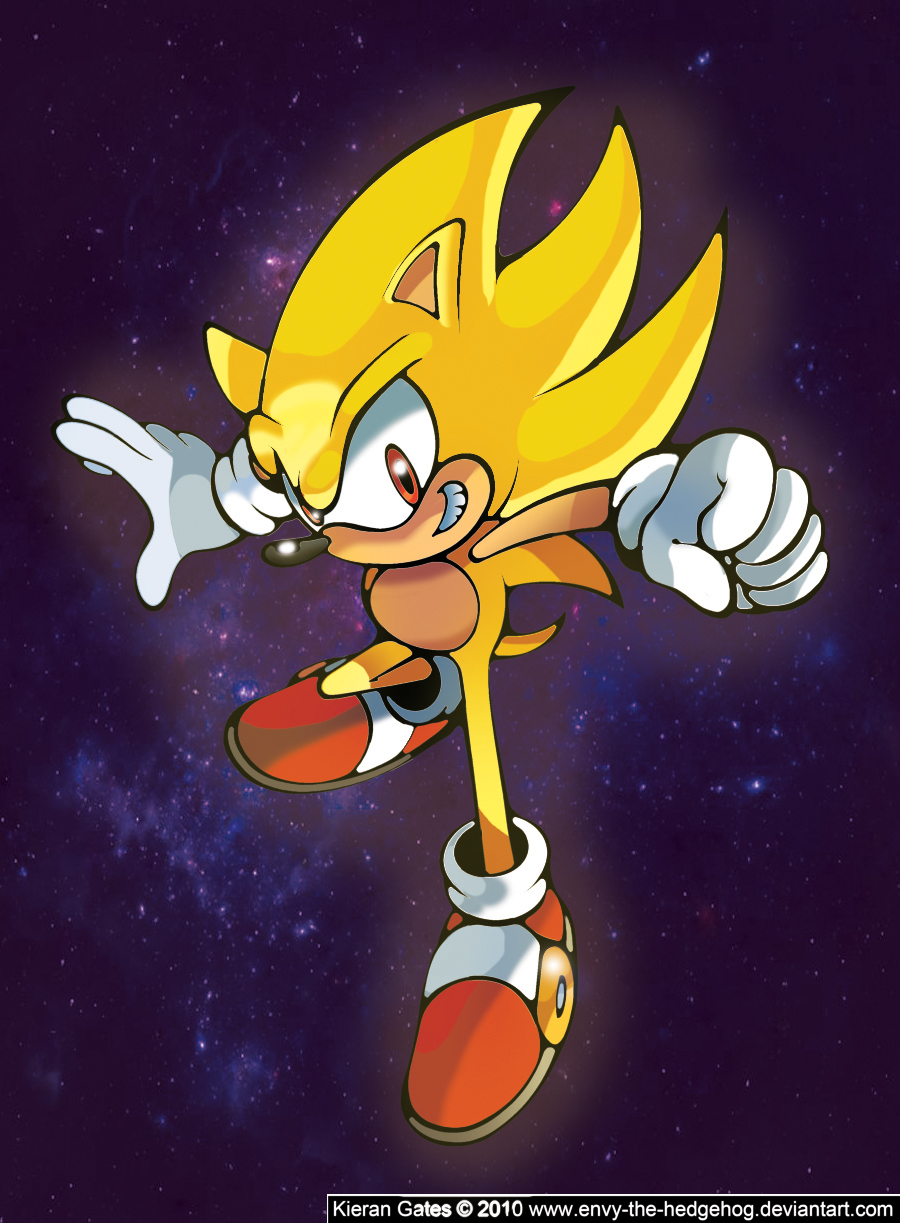 Super Sonic colour-in