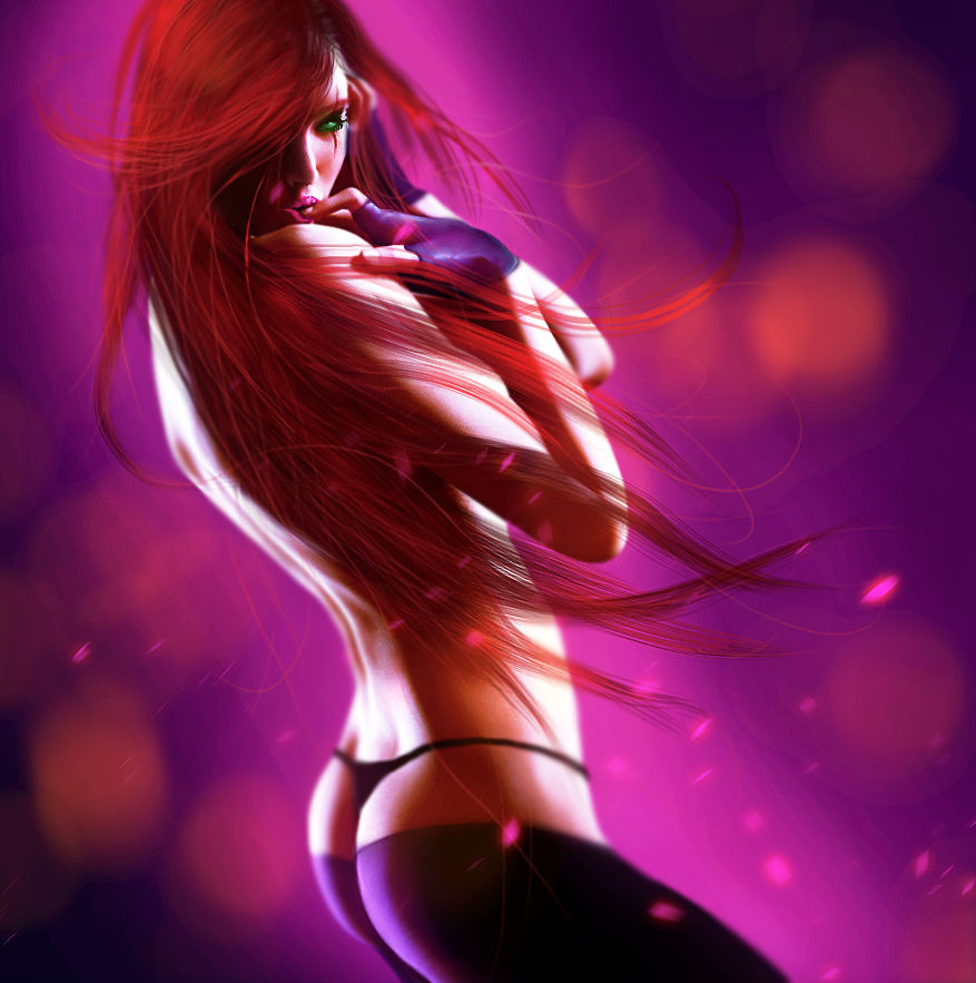 Sexy Katarina Painting (League of Legends)