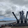 USS Missouri guns