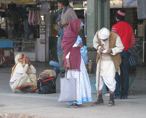 On Mathura Junction station