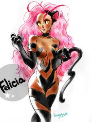 Felicia black cat style