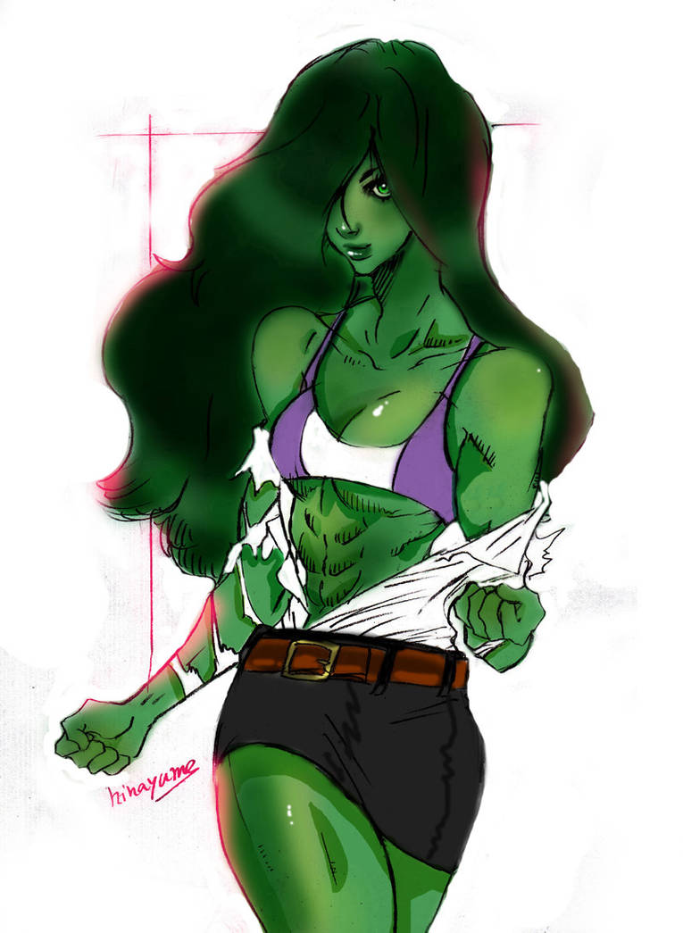 She-Hulk by hinayume on DeviantArt.