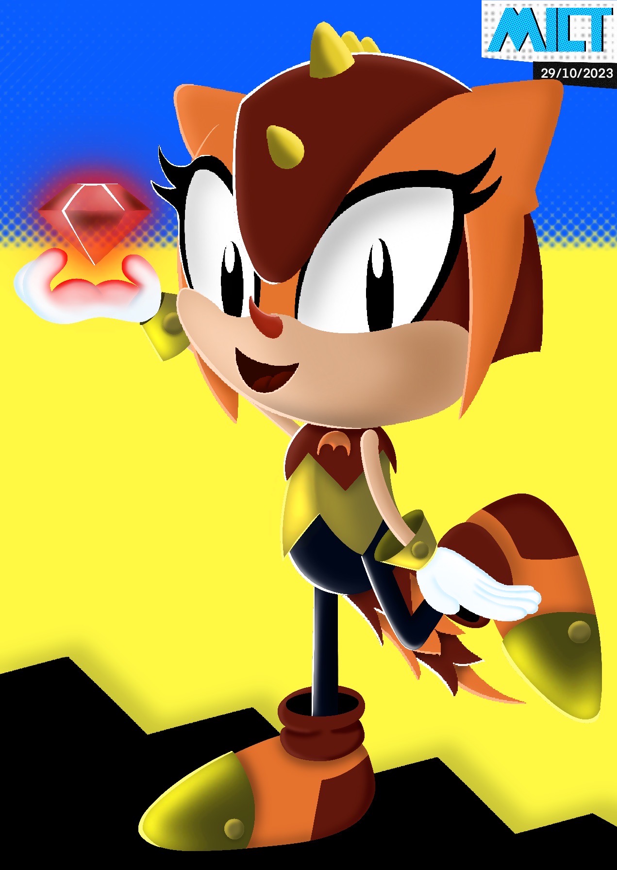 Mighty the Armadillo by UltraIstinctDrawing on DeviantArt