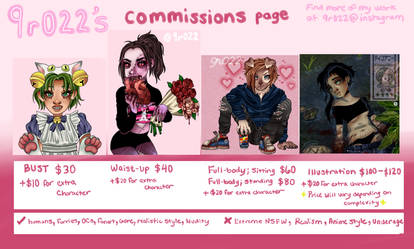 Commissions OPEN