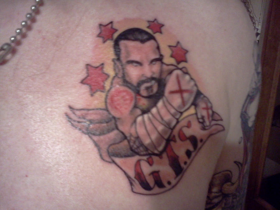 My new CM Punk tattoo by McMonkeyNut01 on DeviantArt.