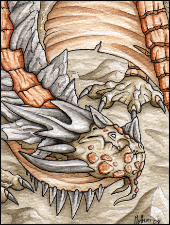 Watercolor dragon 07