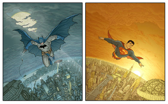 Gotham and Metropolis