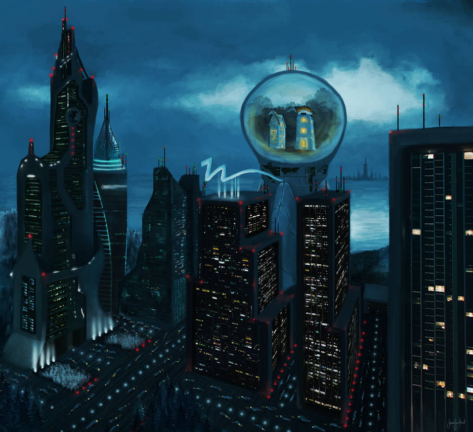 Deviantart Future Future City by SerraMockArts on DeviantArt