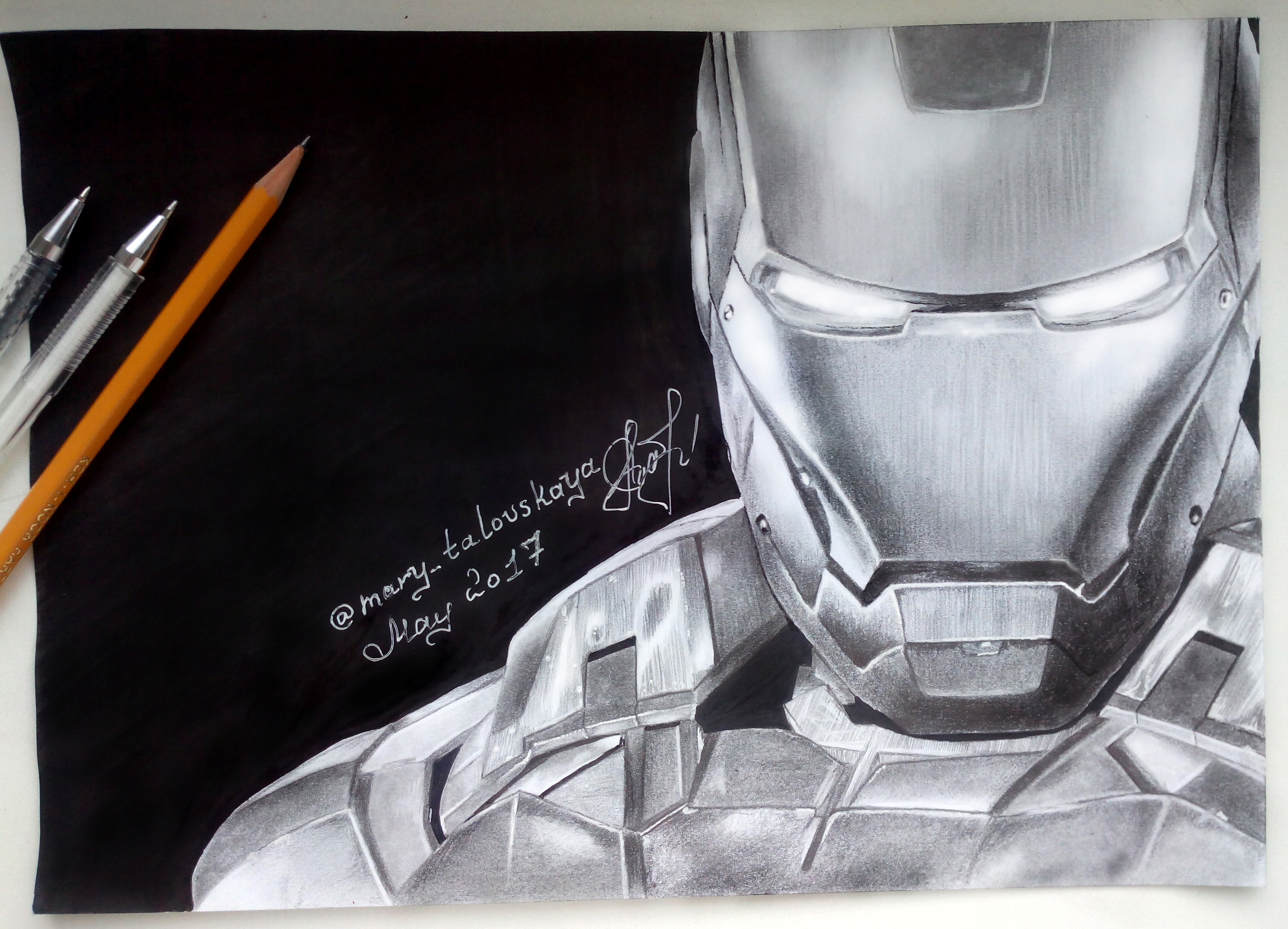 Art Iron Man Tony Stark