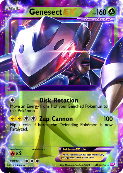 M Genesect EX pokemon card