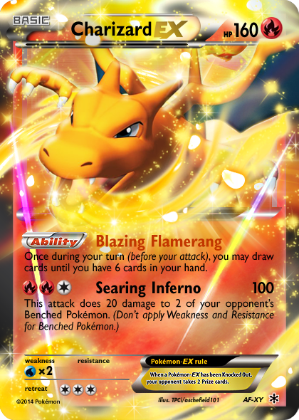 Xy Charizard Ex By Aschefield101 On Deviantart