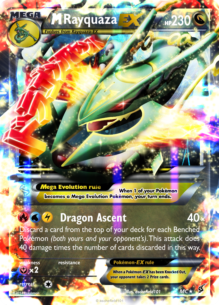 MEGA Rayquaza EX *READ DESCRIPTION* by fordanhuddy33 on DeviantArt