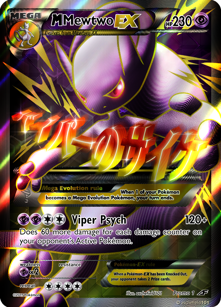 white mega gengar ex, gardevoir ex (full art), mewtwo ex (full art