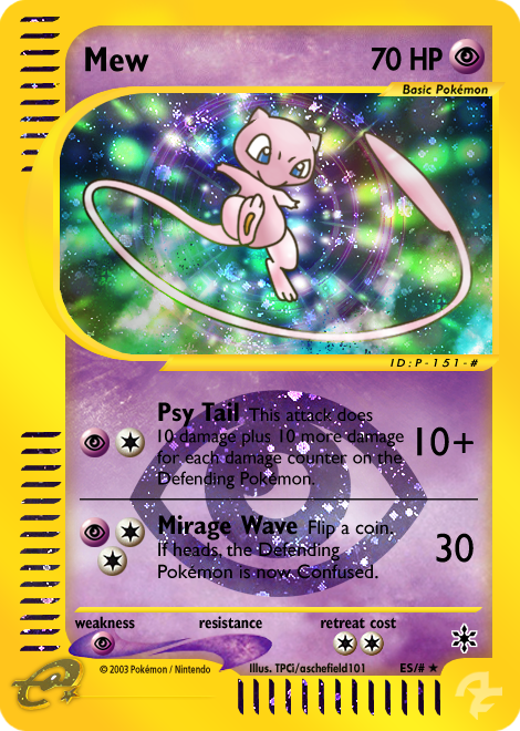 Mew (Pokemon Card) Pokemon Celebrations - Full Art by Lazoofficial on  DeviantArt