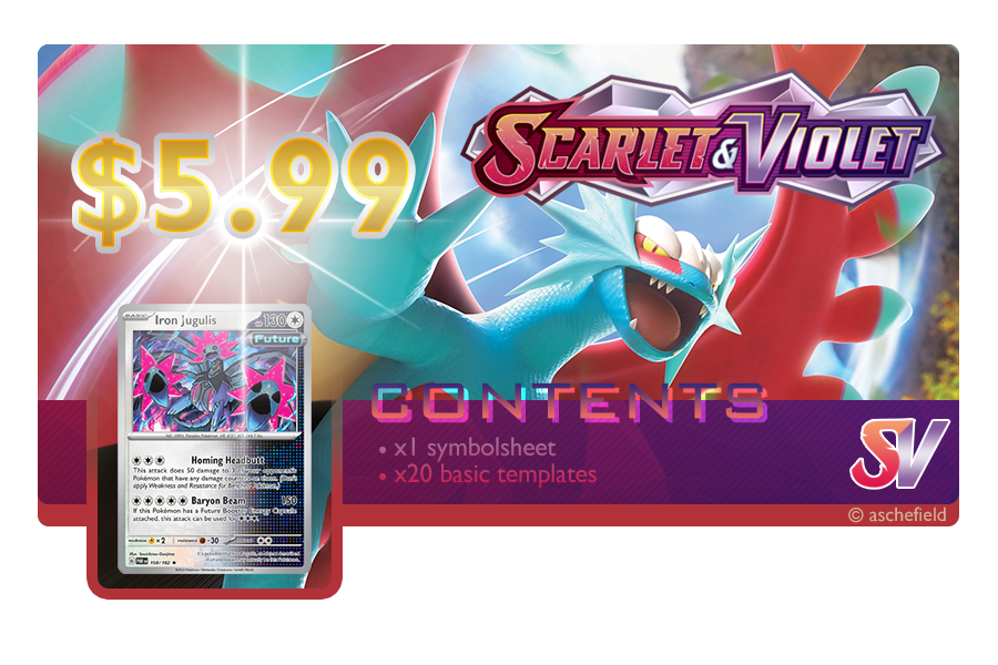 Pokemon SV Templates Core Future Ancient Pack by aschefield101 on