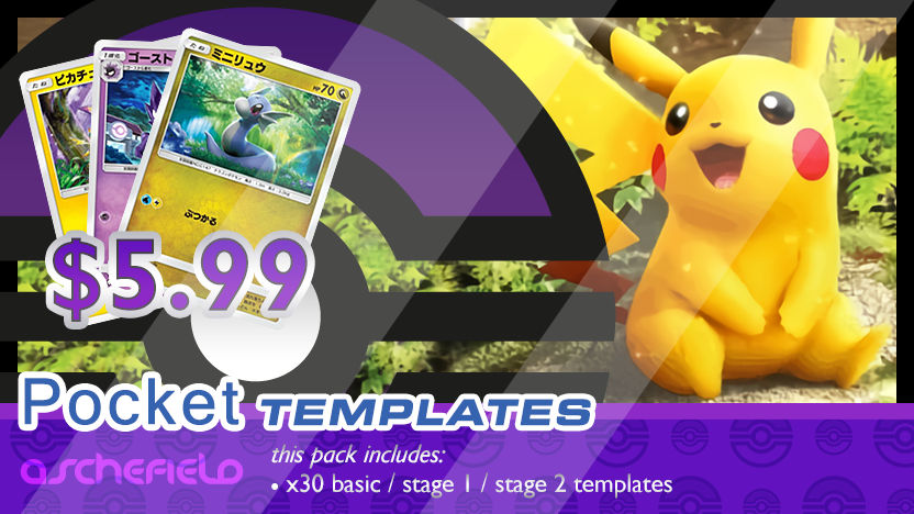 Pokemon Pocket Templates - Core Pack by aschefield101 on DeviantArt