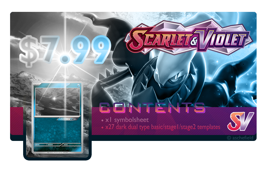 Pokemon SV Templates Dual Types Core Pack by aschefield101 on DeviantArt