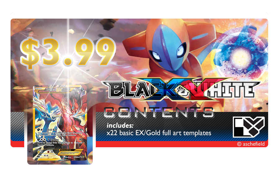 Pokemon BWXY Templates EX Full Art Pack by aschefield101 on DeviantArt