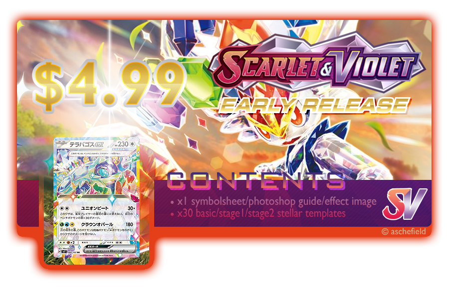 Pokemon SV Templates Stellar Core Pack by aschefield101 on DeviantArt