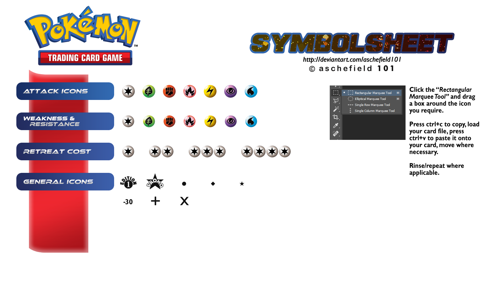Pokemon Basic Simbole Pokemon Classic - Symbolsheet by aschefield101 on DeviantArt