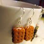 Cream Biscuit Earrings