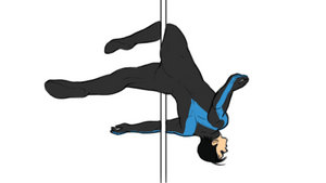 Nightwing pole dancing
